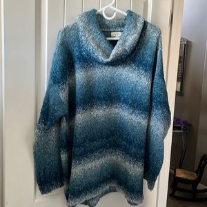 Style & co turtle neck. Teal ombre in color